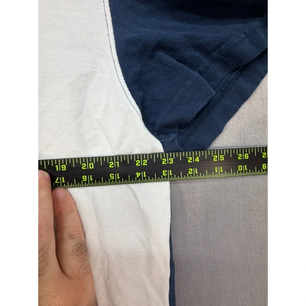 True Religon Blue White Polo Shirt Size 2XL